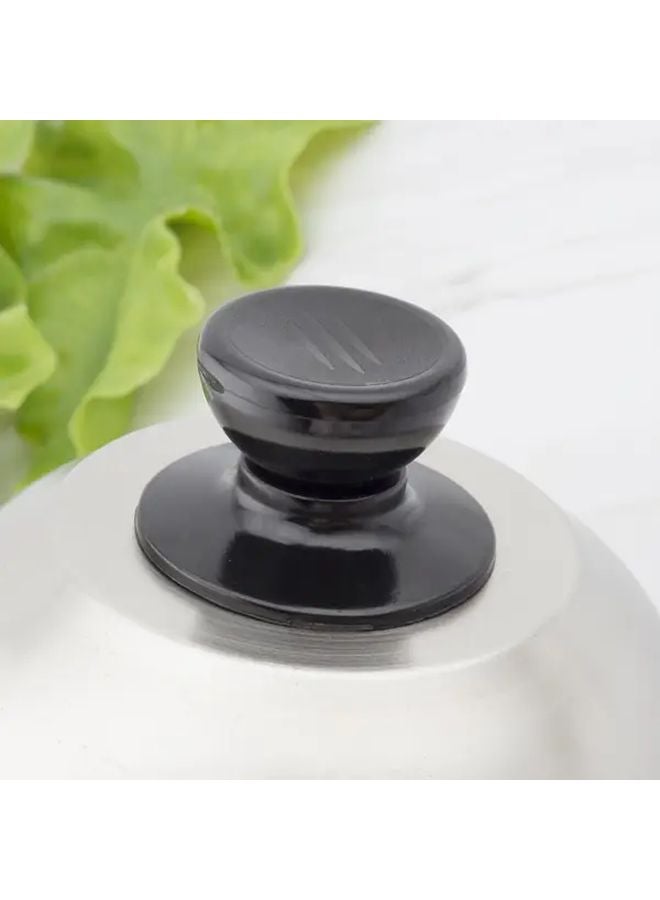 6.3 Inch Stainless Steel Burger Lid Thickened Sanded Glossy Pot Cover - Image 2